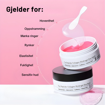 K-Beauty Peptide & Caffeine Eye Pads – Reduserer hevelser og gir fuktighet på 10 minutter