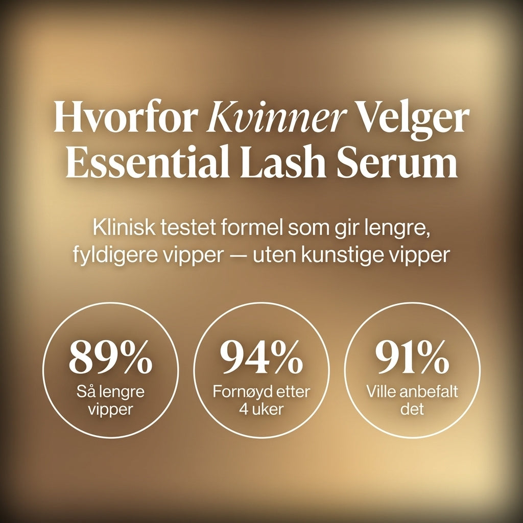 Eyelash Growth Serum – Lengre, fyldigere vipper, uten falskt eller filler