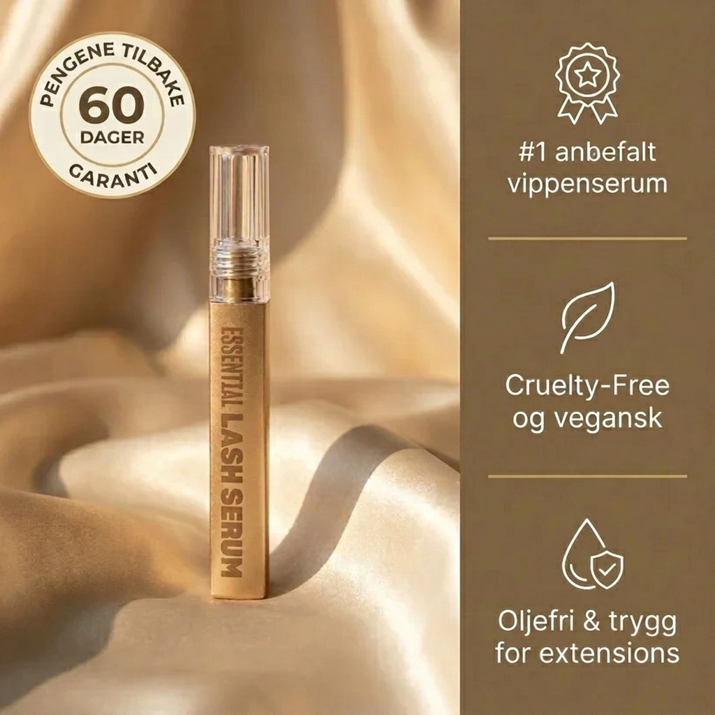 Eyelash Growth Serum – Lengre, fyldigere vipper, uten falskt eller filler